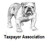 dog logo stamp Beware: Soda tax, Gas tax, Beer tax, Tire tax, Late tax, Privilege Tax