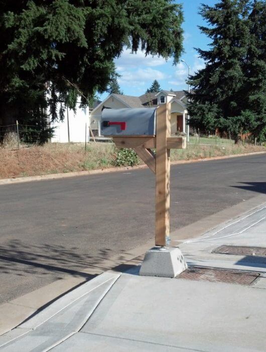 Our lonely, but optimistic mail box