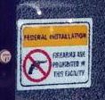 Chattanooga firearms prohibited sign