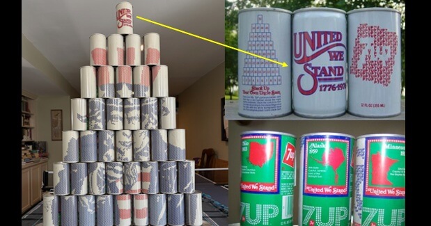 In 1776, 7-Up soda did this ingenious celebration