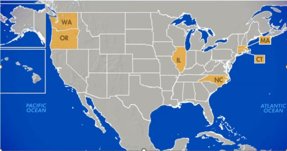Chart: 6 states that refused to be in 250th national state fair