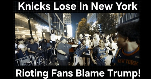 (6 memes) NY Knicks riots blamed on Trump