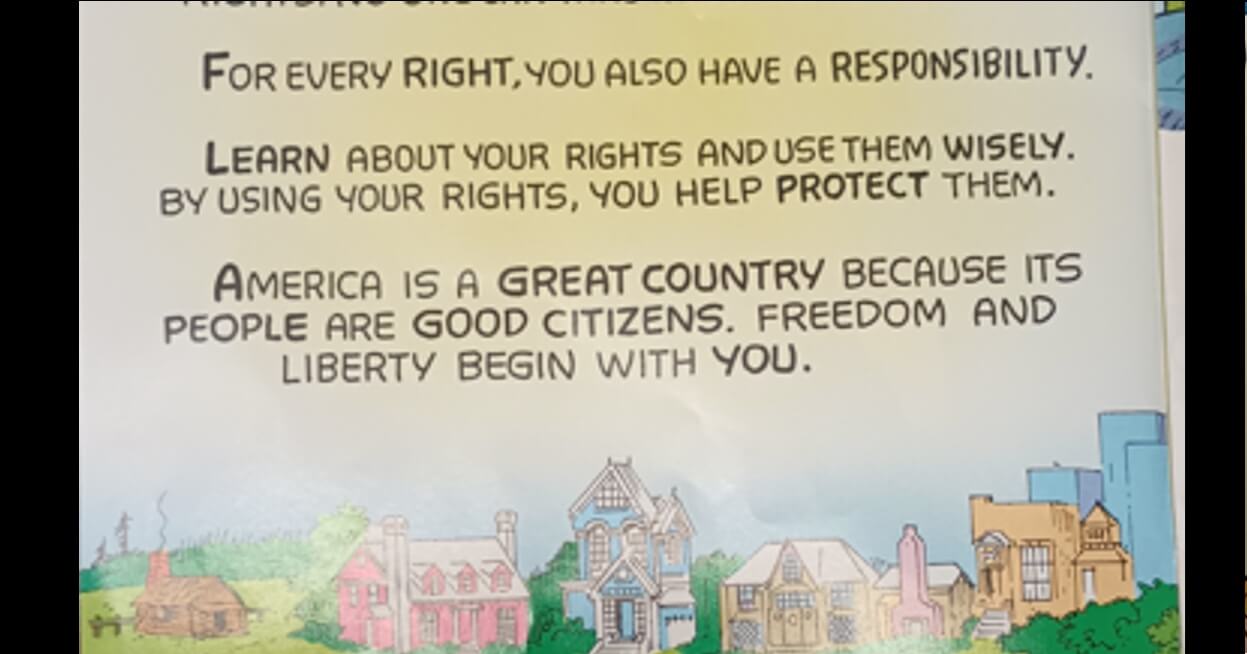 Another brilliant quote from American Legion’s kids’ patriot packet