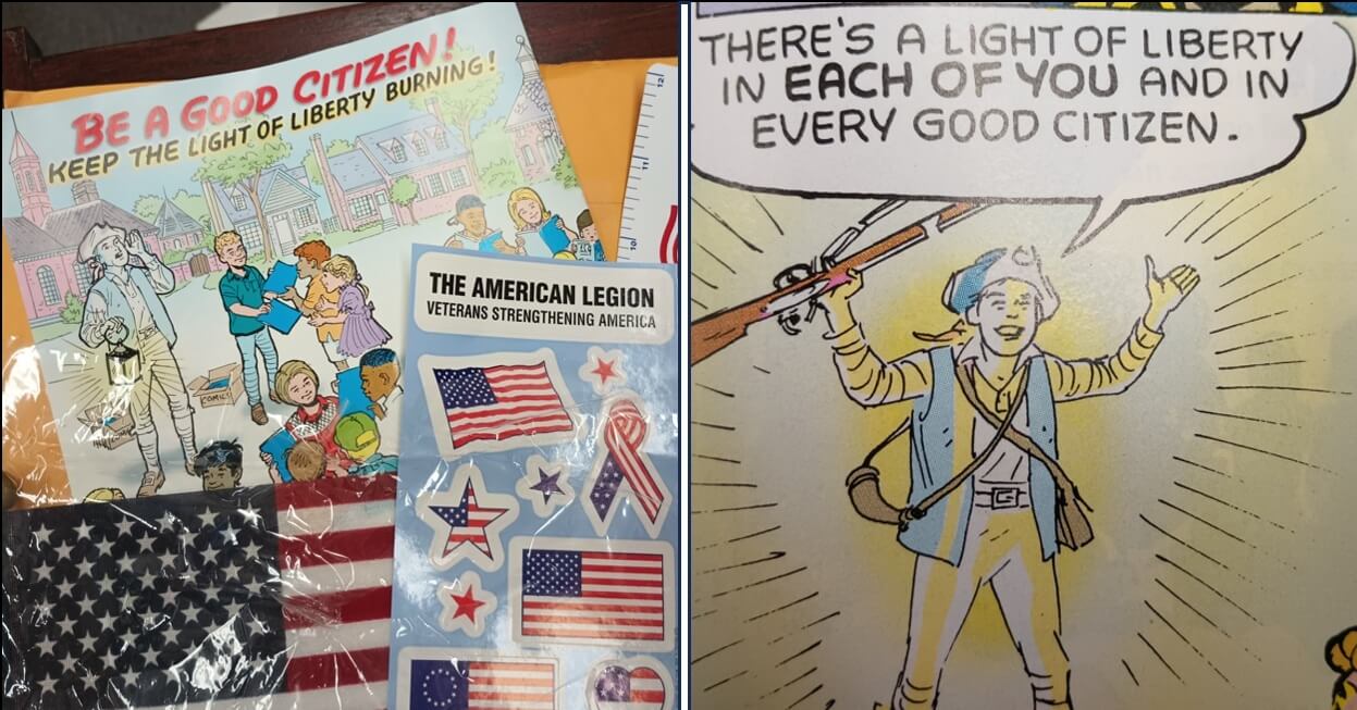 American Legion patriot packet for kids makes me proud
