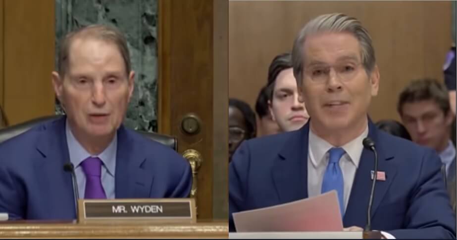 Treasure Sec. skewers Wyden during hearing