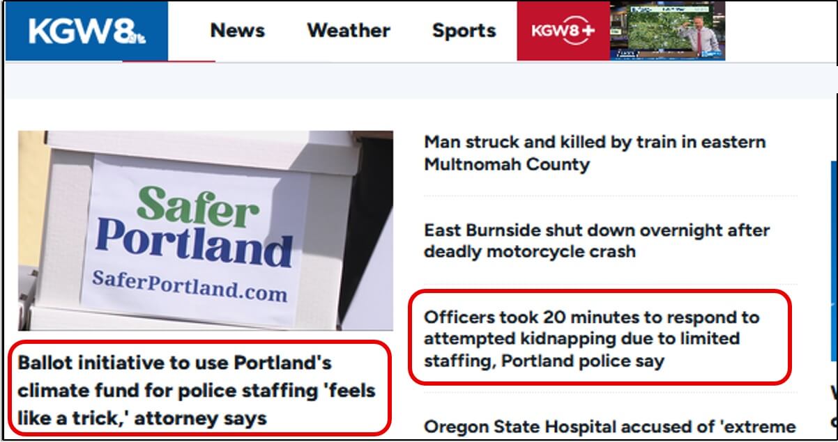 2 headlines side-by-side reveal total irony