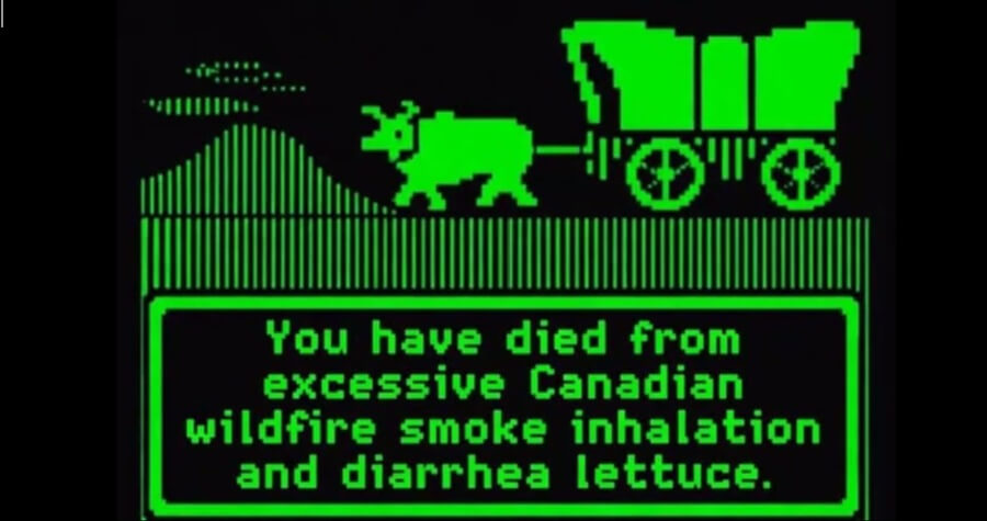An updated Oregon Trail joke