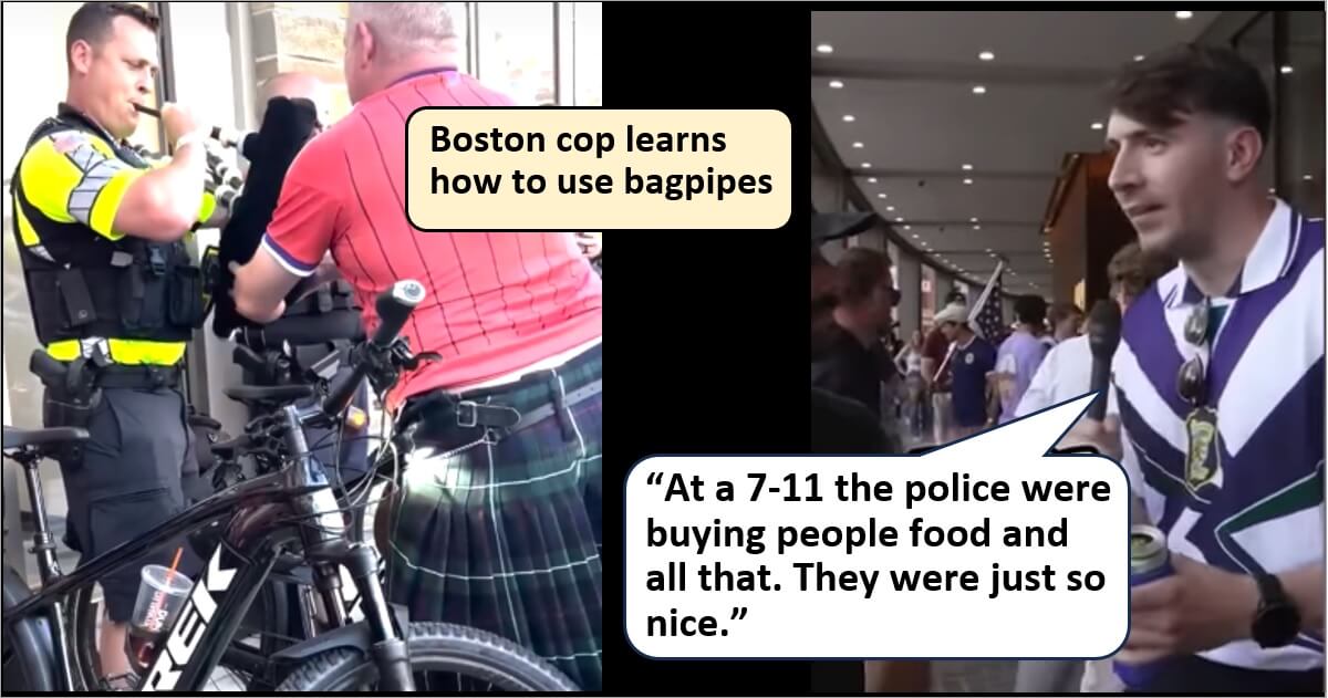 World Cup fans (part 14): Scottish praise our police?
