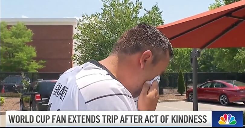 World Cup Fans (part 10). German fan in tears over USA kindness